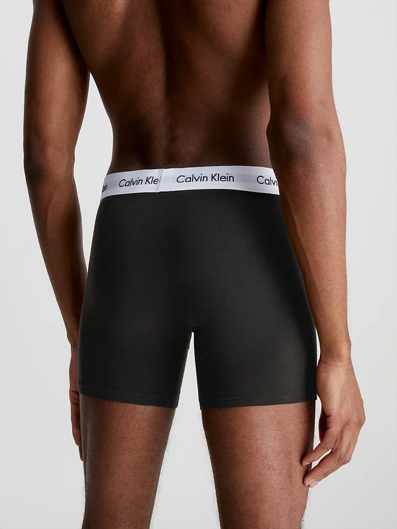 3-Pack Boxers Lang - Cotton Stretch - Black & White