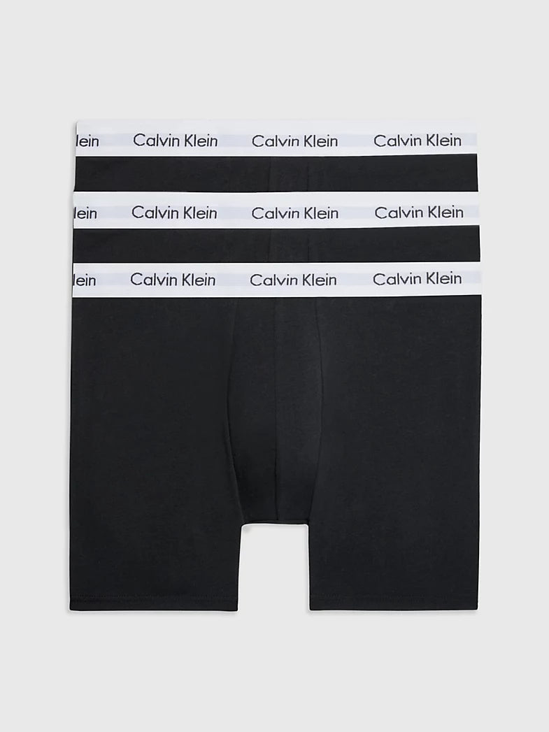 3-Pack Boxers Lang - Cotton Stretch - Black & White