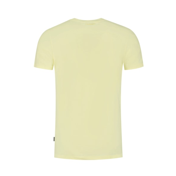 Tshirt with front print yellow