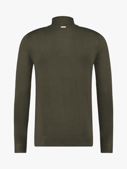 Essential Knit Mockneck LS 000010 - Army Green