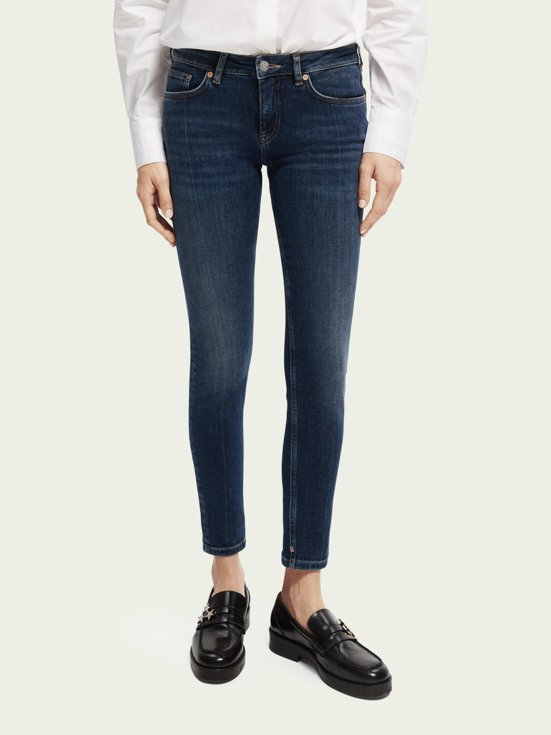 Seasonal essentials Bohemienne skinny jeans — Ruby blue