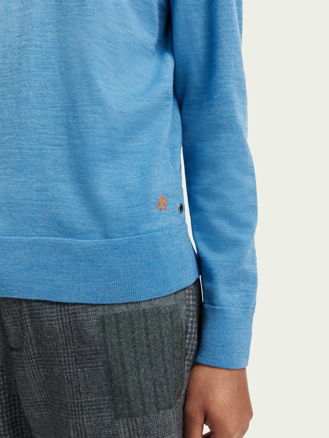 ESSENTIALS - Merino wool logo crewneck pullover