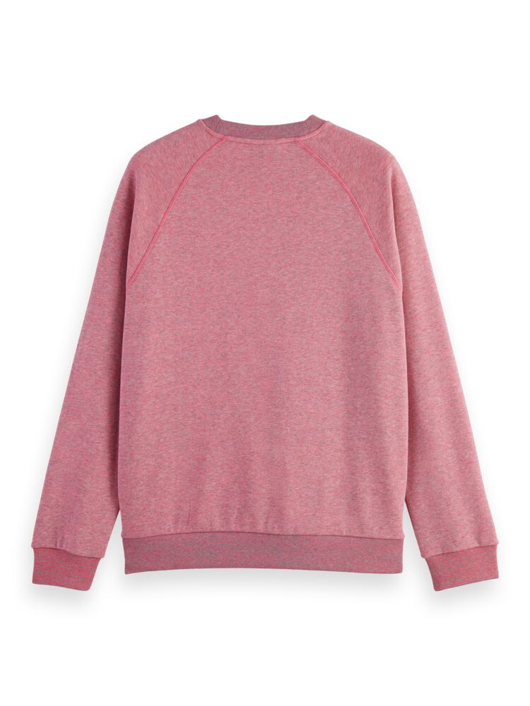 Melange chest sweater