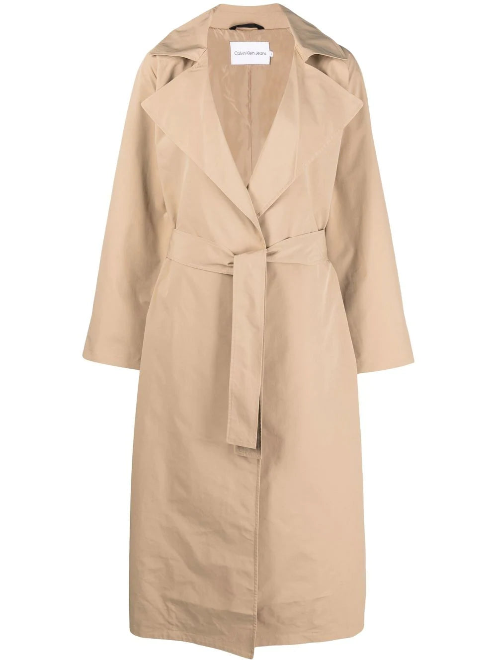 Oversized trench coat - travertine