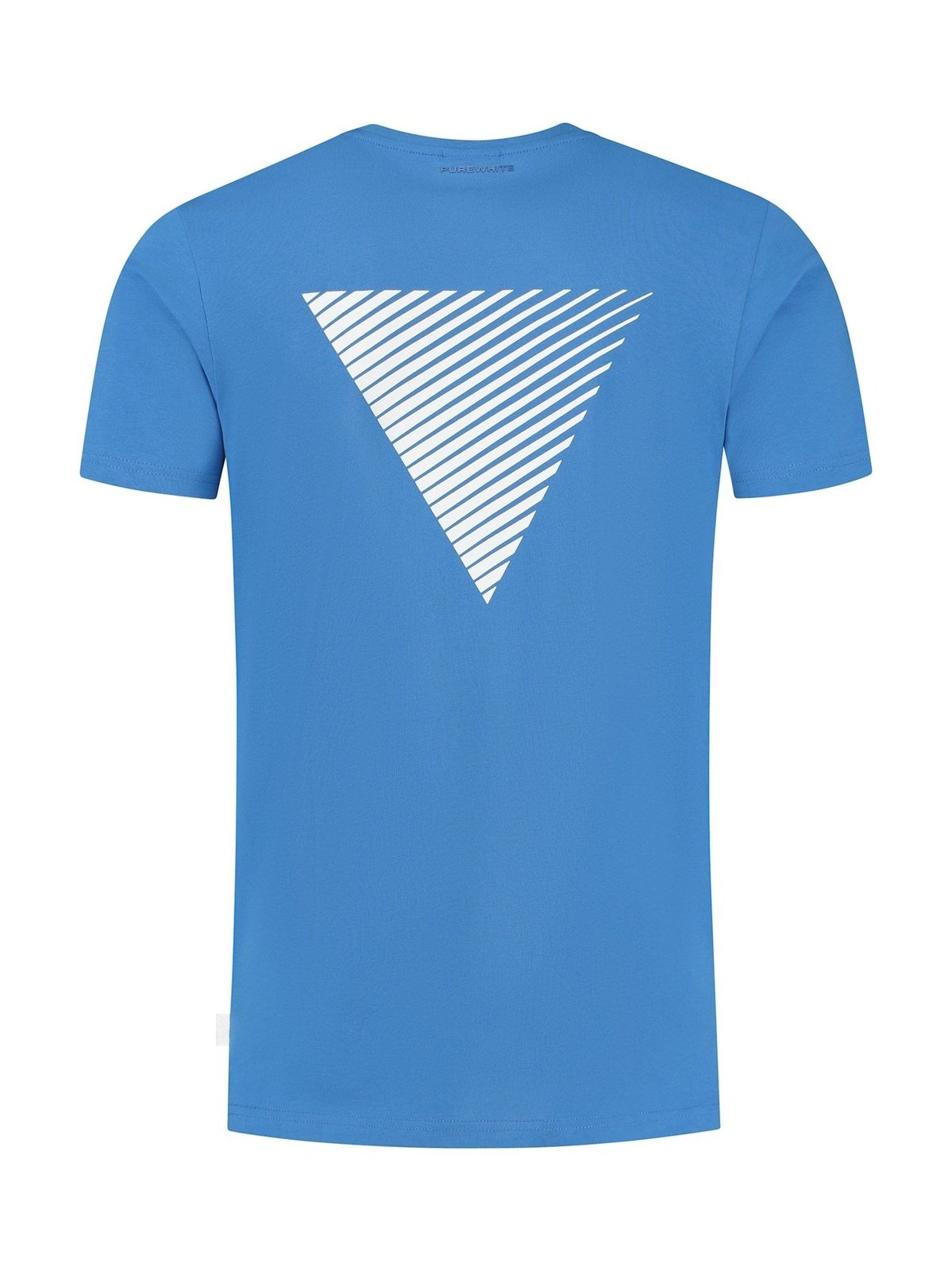 Pure logo tee Mid blue