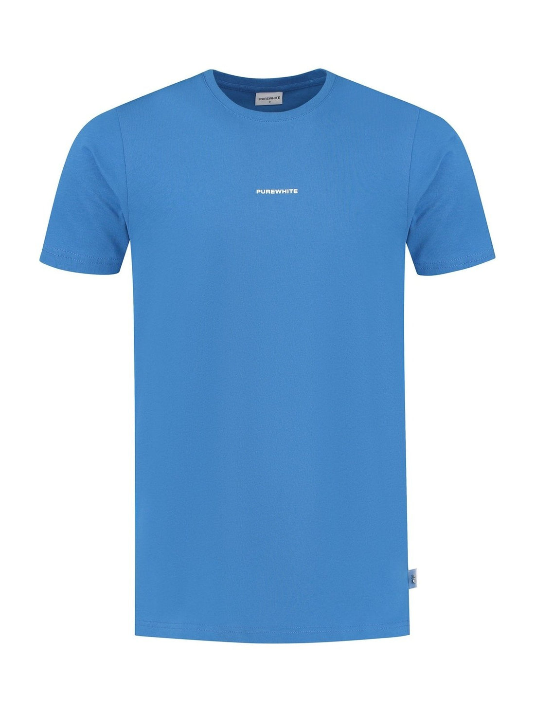 Pure logo tee Mid blue