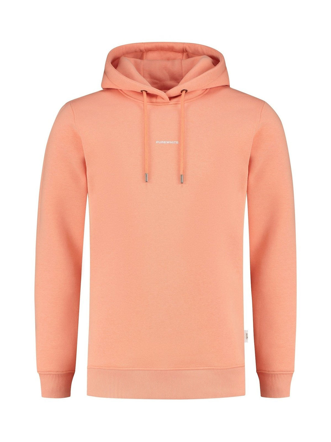 Pure logo hoodie orange