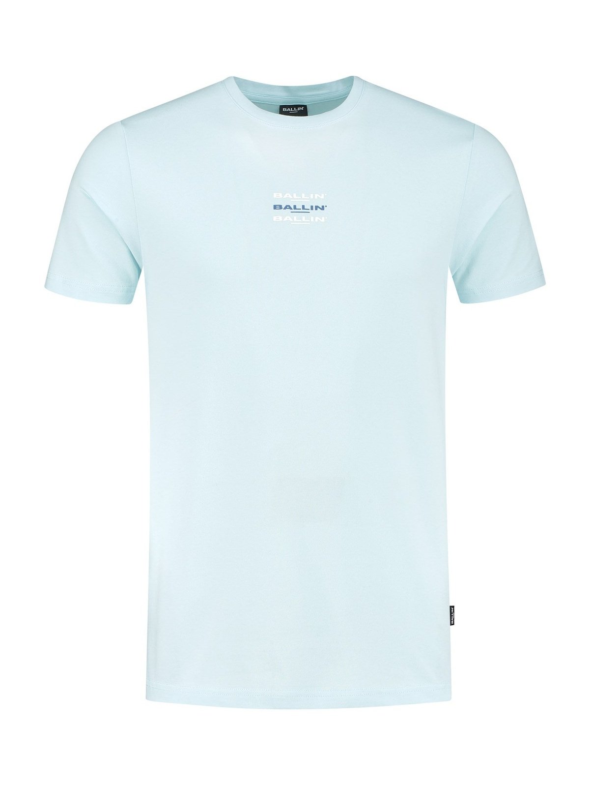 Tshirt with front and back print- blue