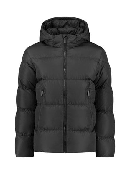 Short padded jacket 000002 - Black