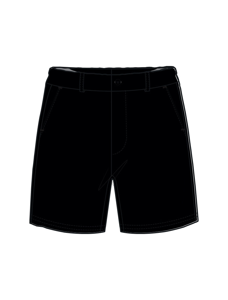 Regular fit Shorts Casual  Black  24010507