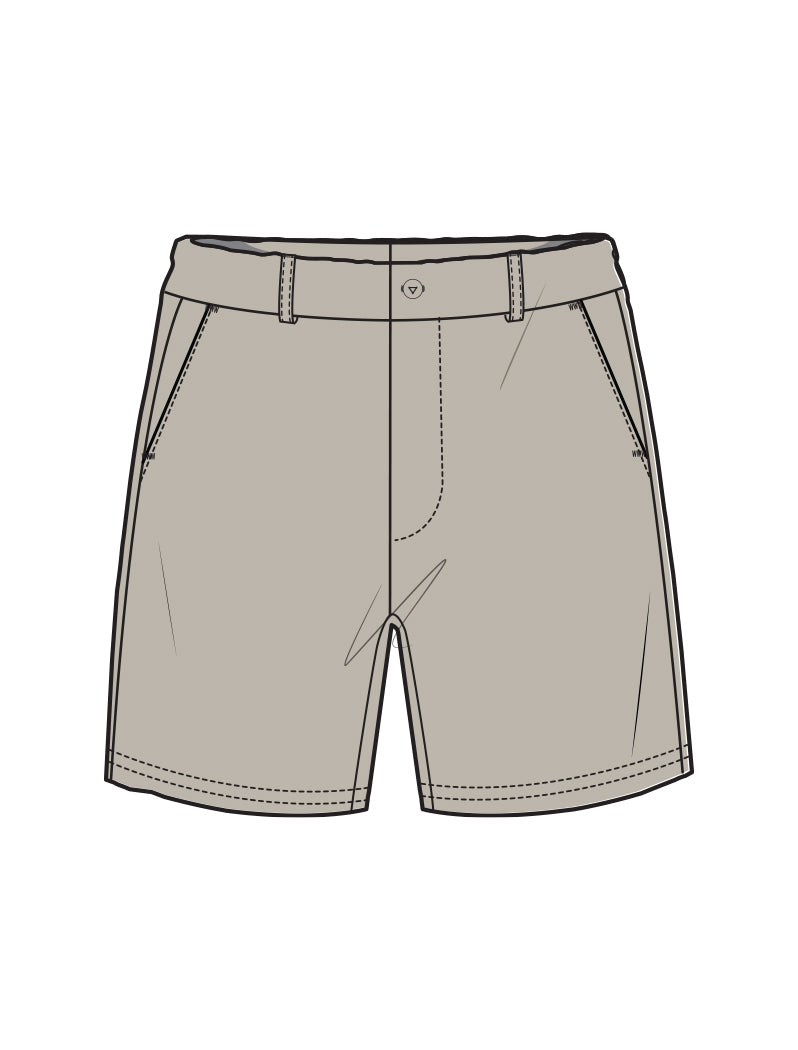 Regular fit Shorts Casual Sand 24010507
