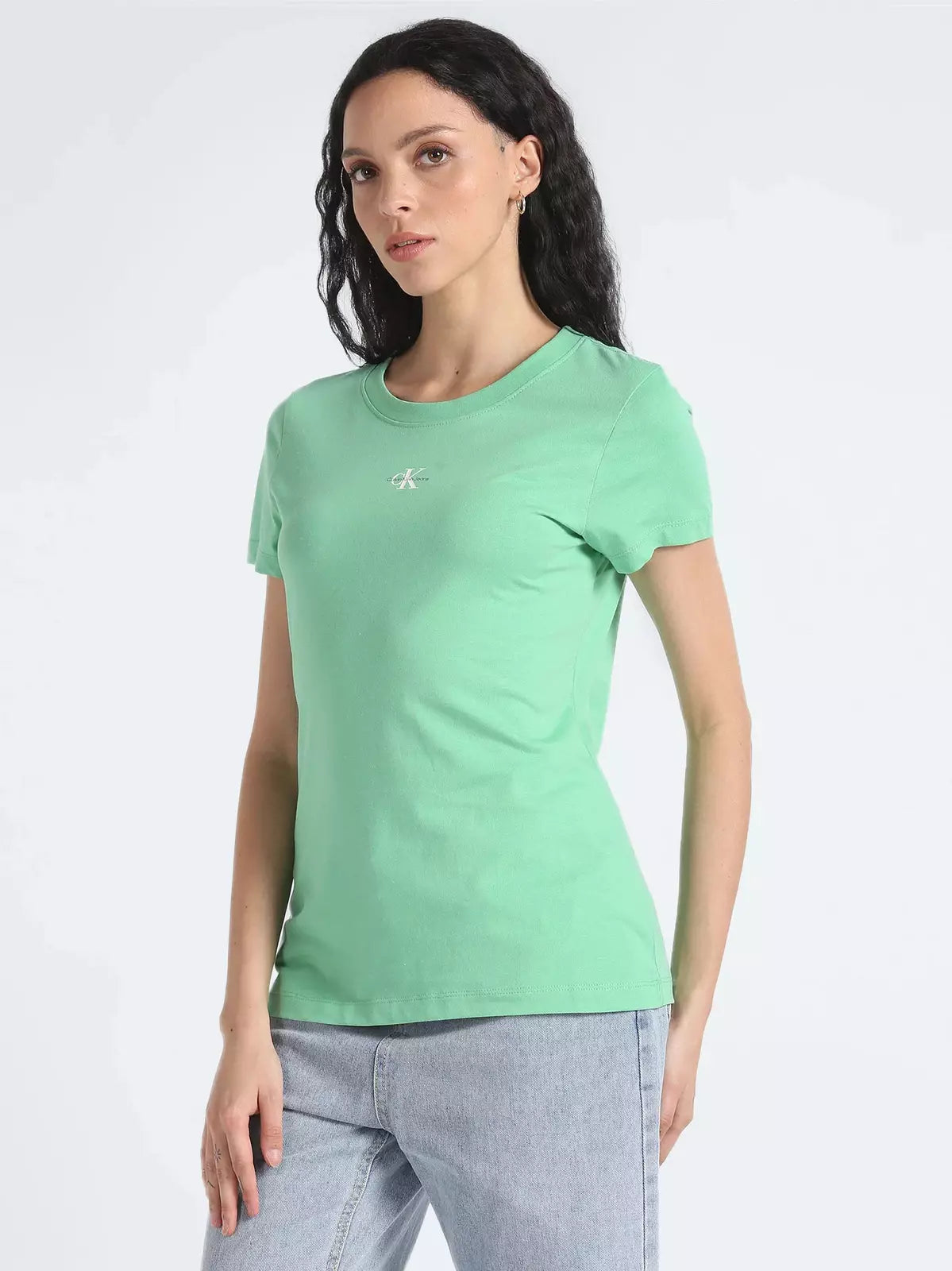 Micro monologo slim fit t-shirt Neptunes Wave