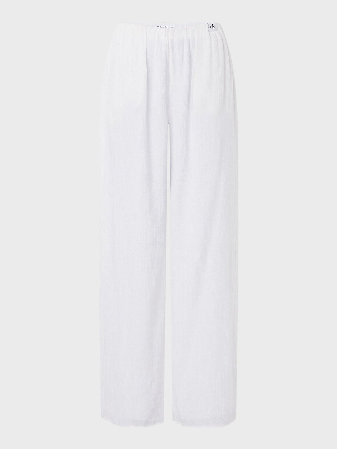 CRINKLE LONG STRAIGHT PANTS Ancient White