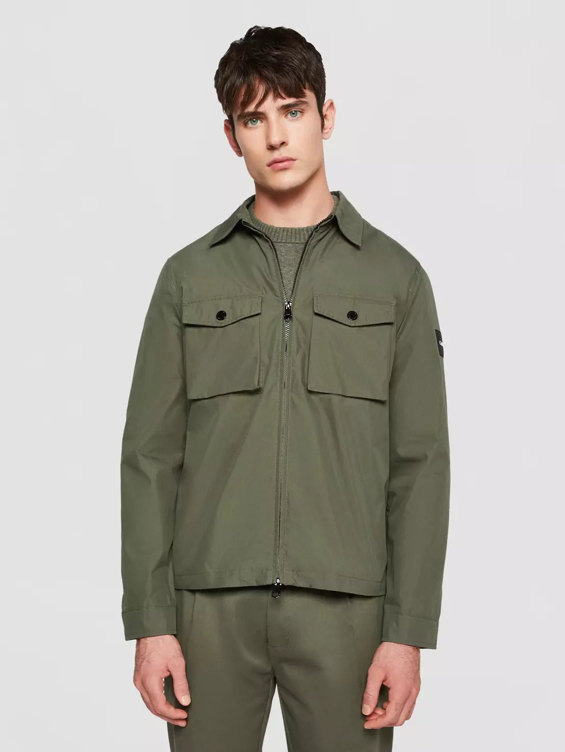 RECYCLED LIGHT SHIRT JACKET THYME K10K107136