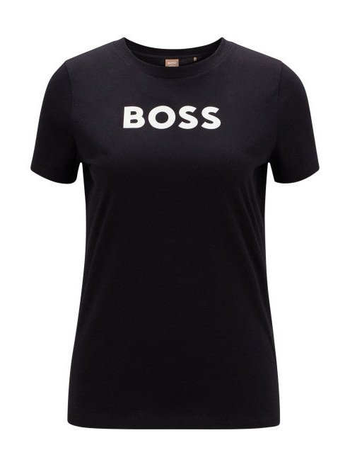 T-shirt van biologische katoen met logoprint