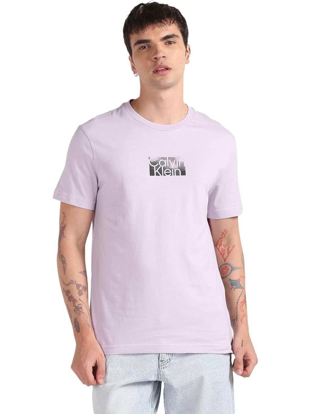 CLOUD LOGO T-SHIRT Misty Lilac