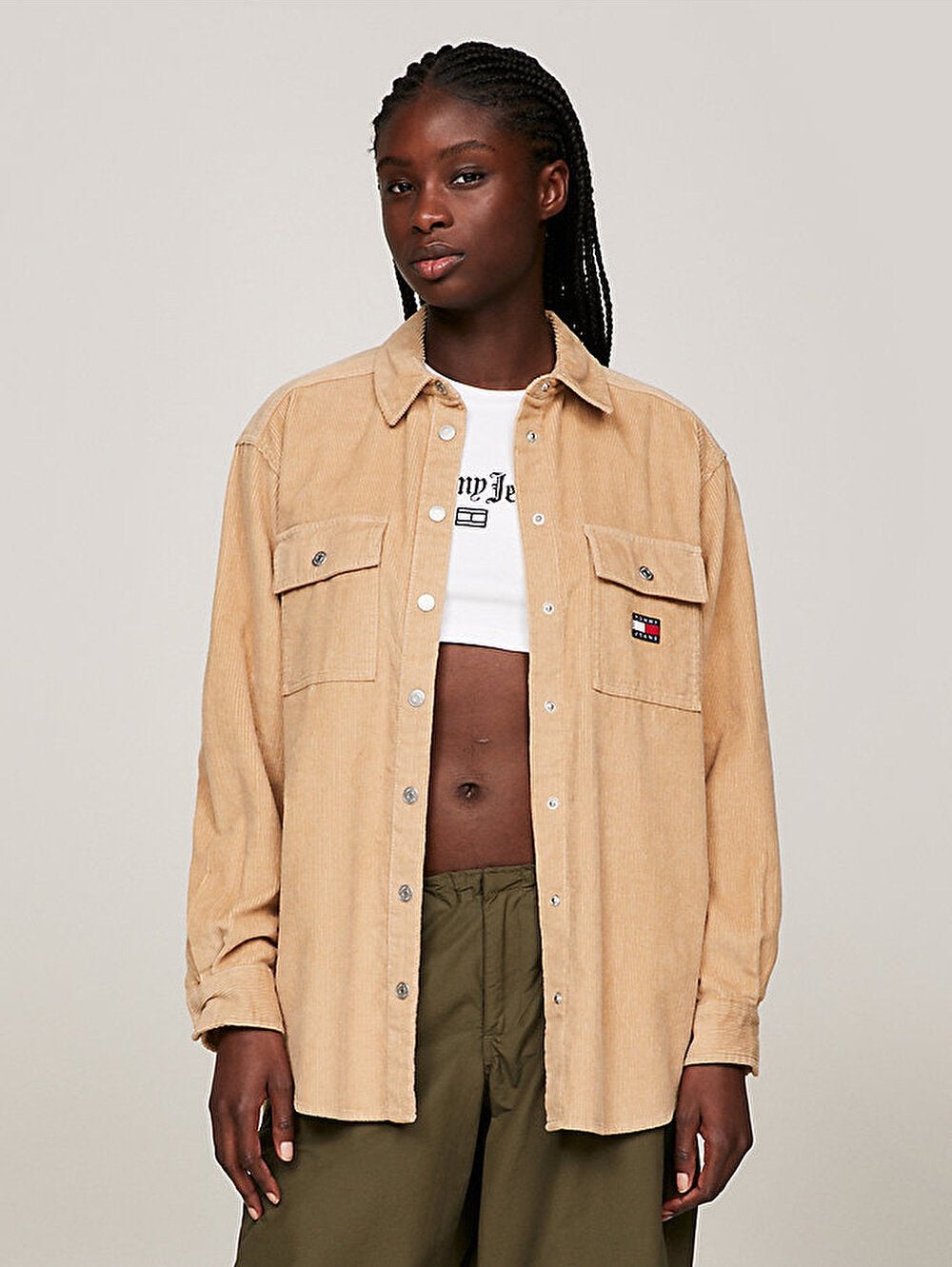 TJW CORD BOYFRIEND O, AB0 Tawny Sand DW0DW16920AB0