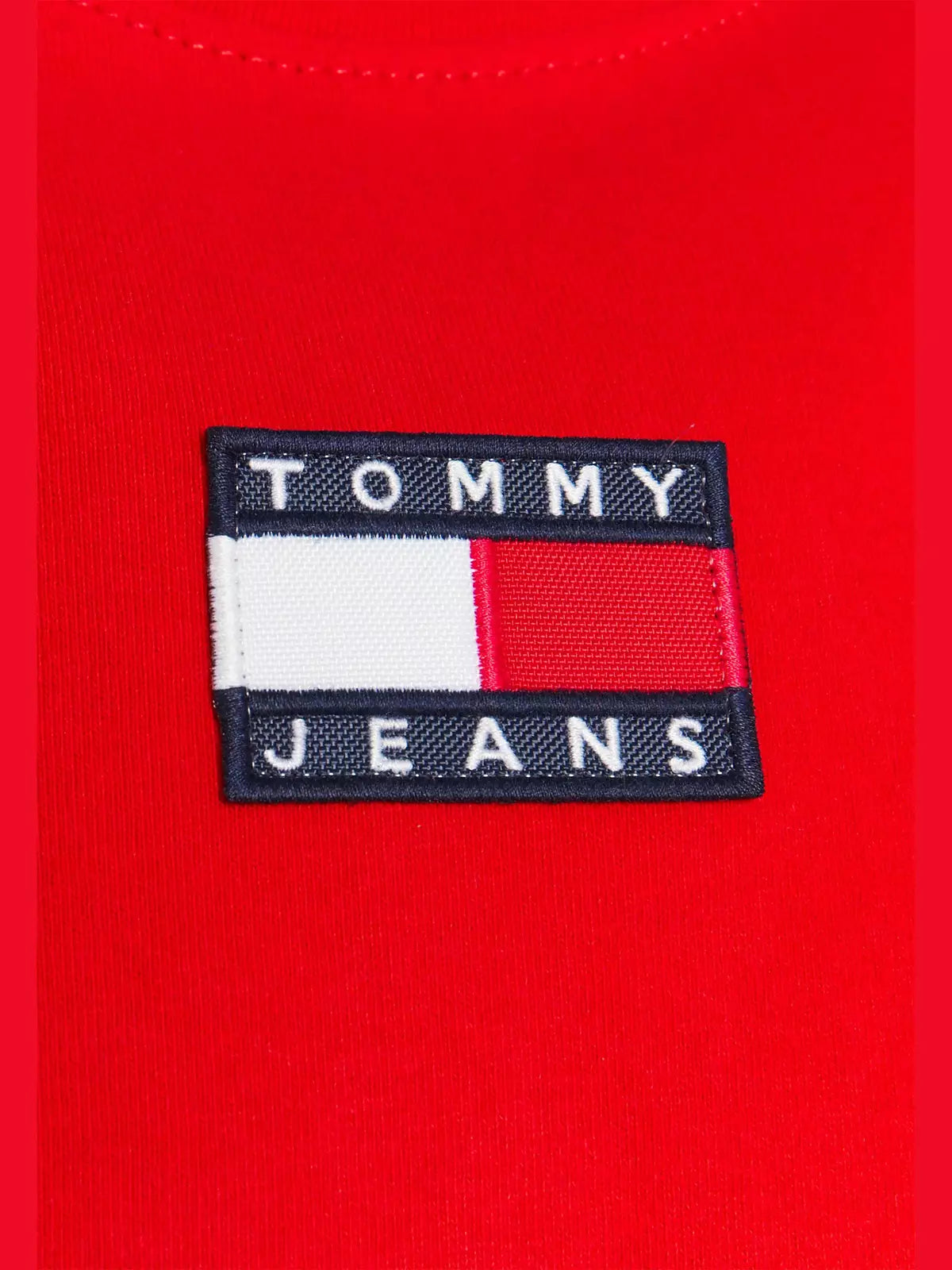 Tommy badge t-shirt - Deep Crimson