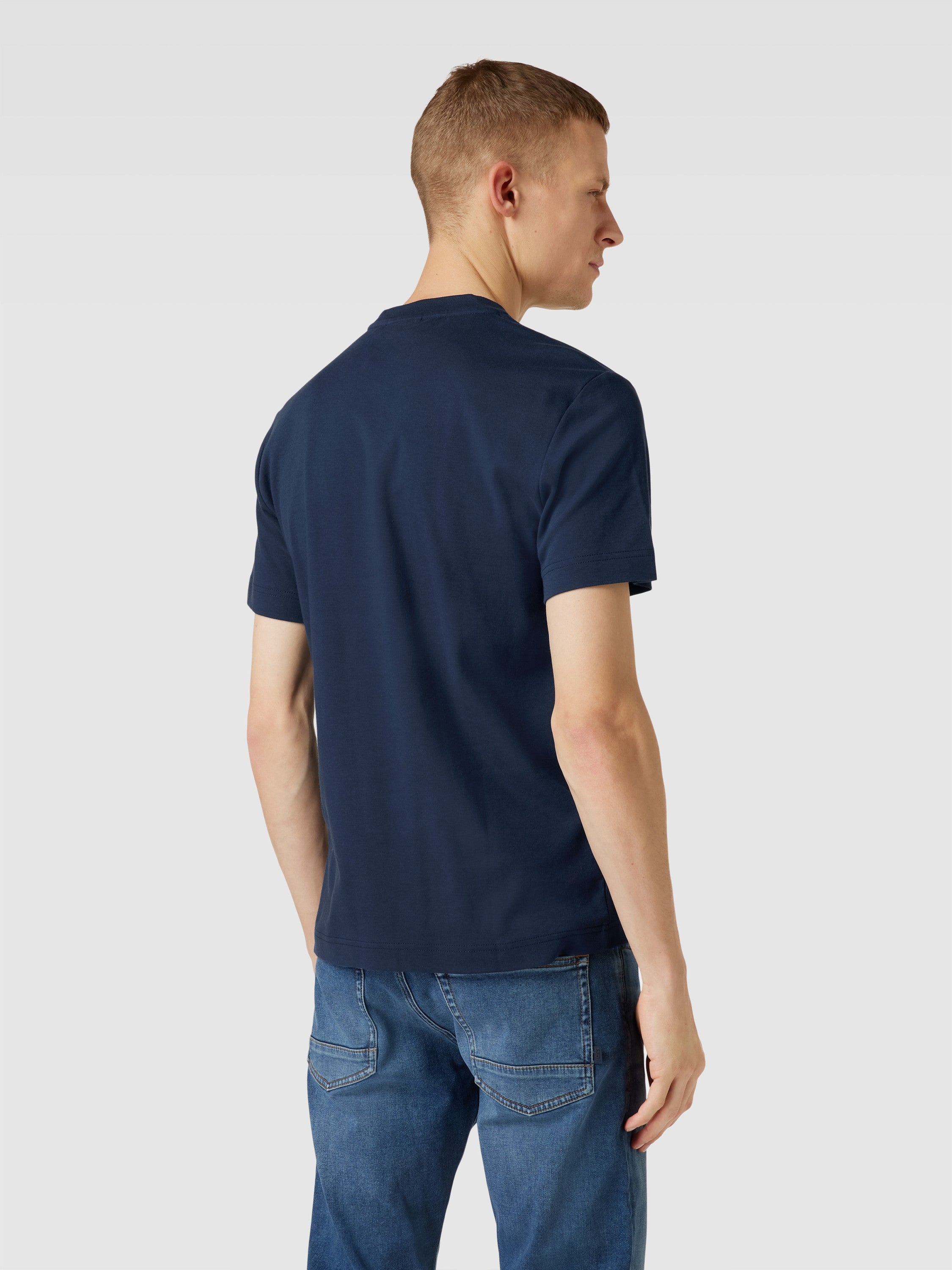 MICRO LOGO INTERLOCK T-SHIRT Calvin Navy
