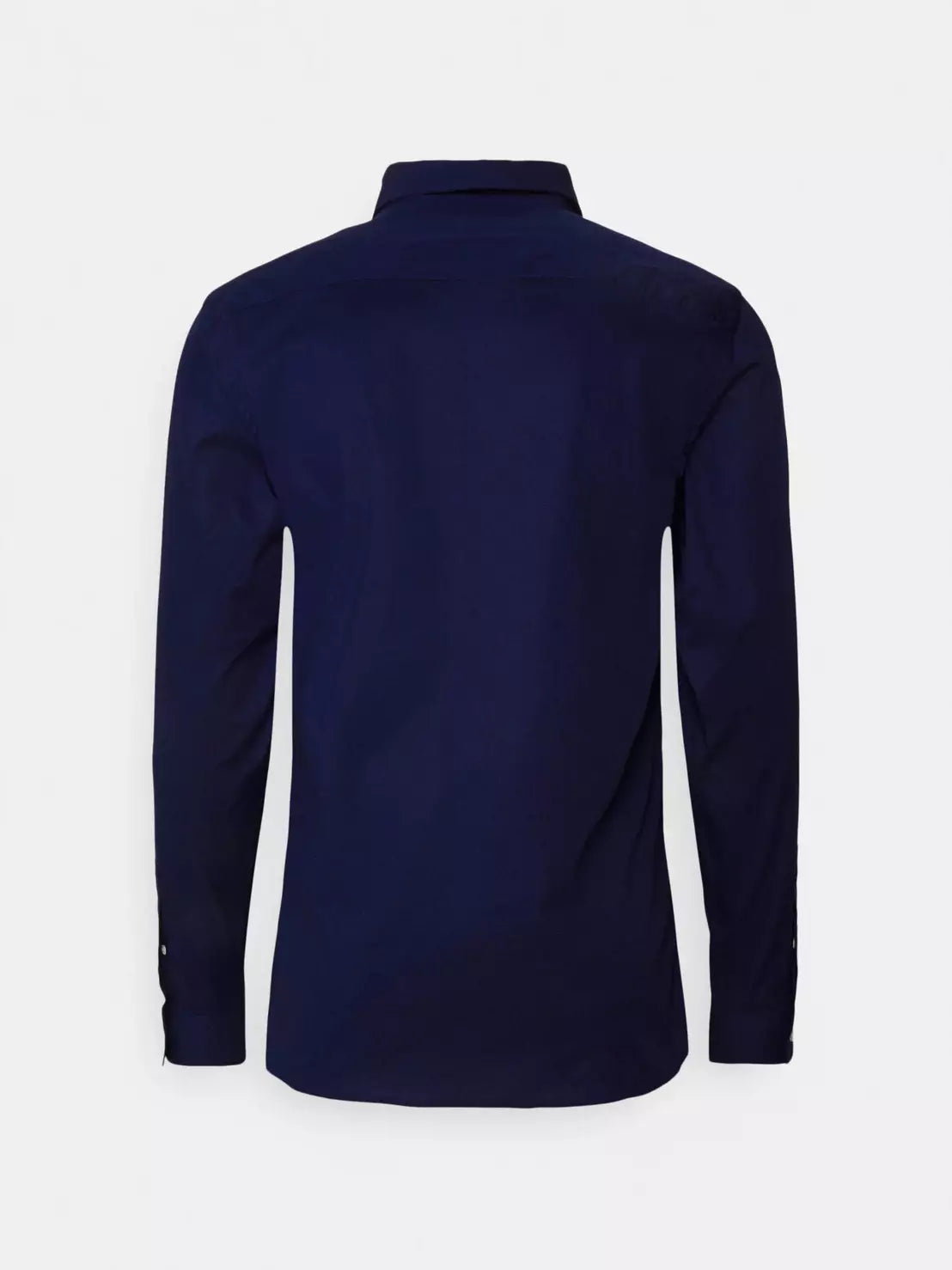 Longsleeve Slim Fit Poplin overhemd - navy