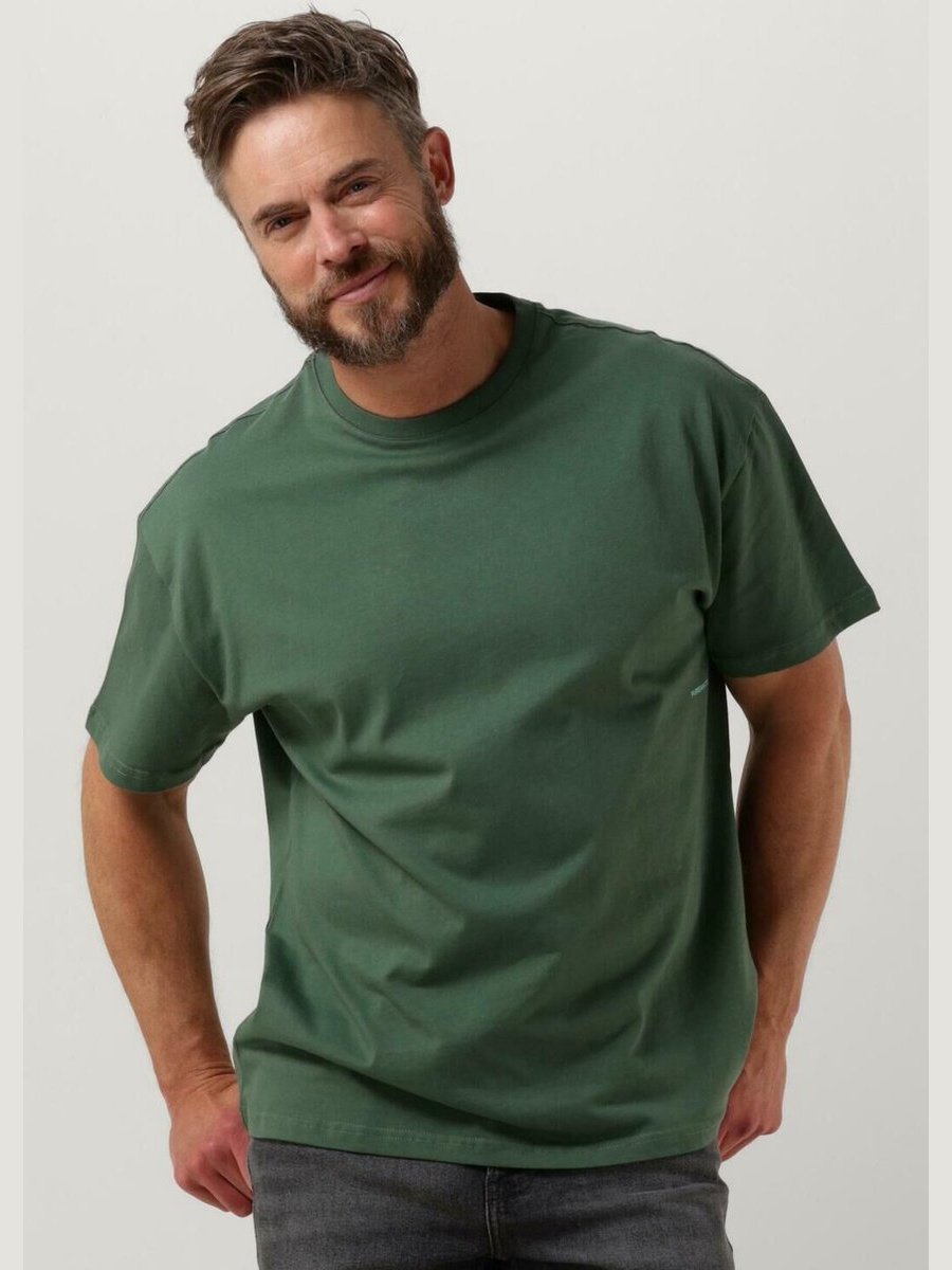 Bottle green t-shirt with print
