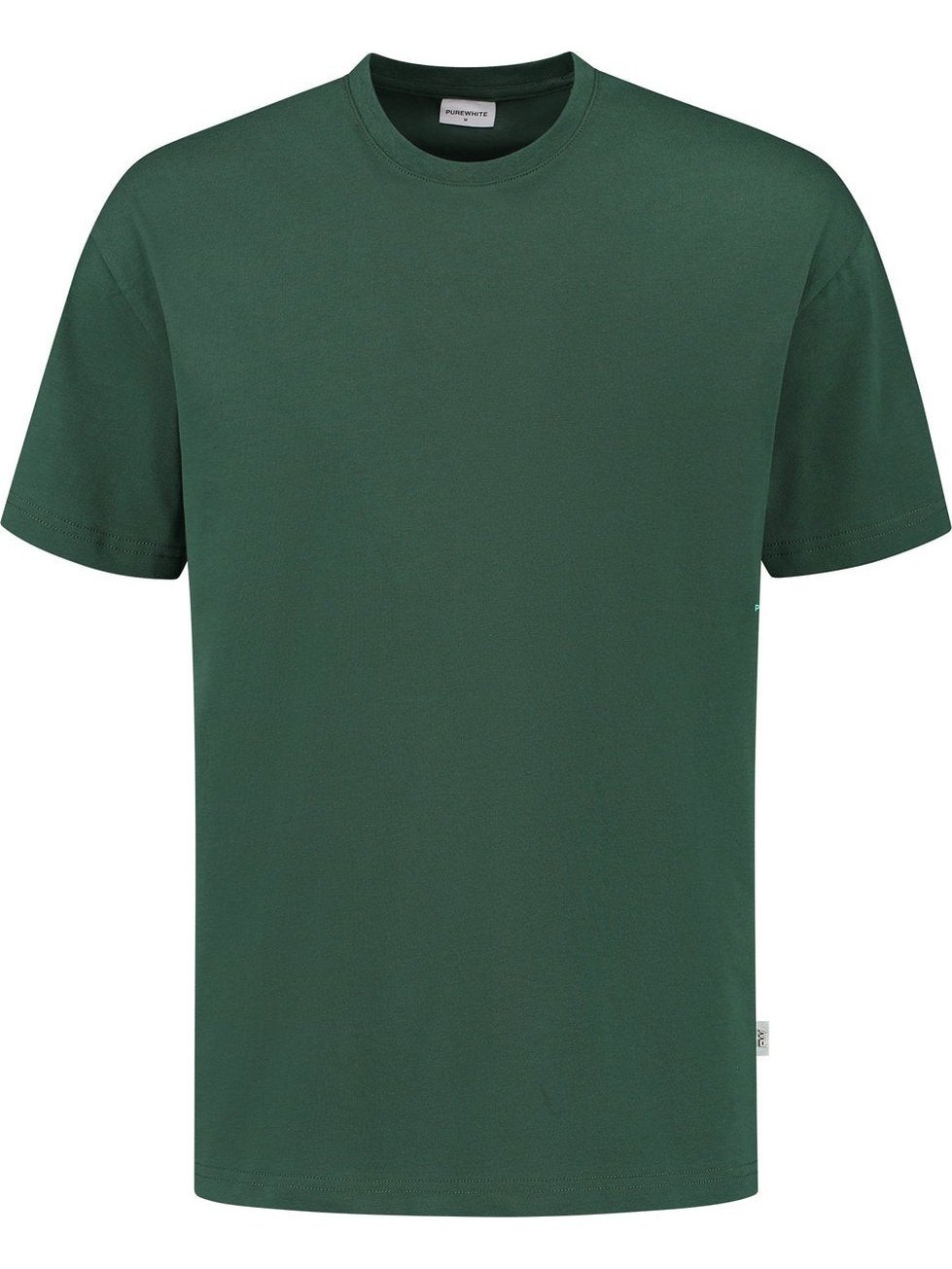 Bottle green t-shirt with print
