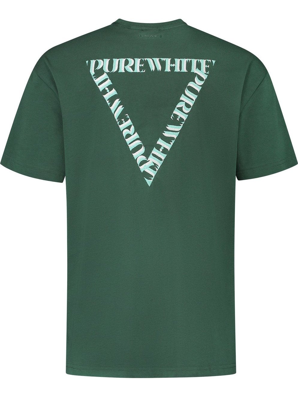 Bottle green t-shirt with print