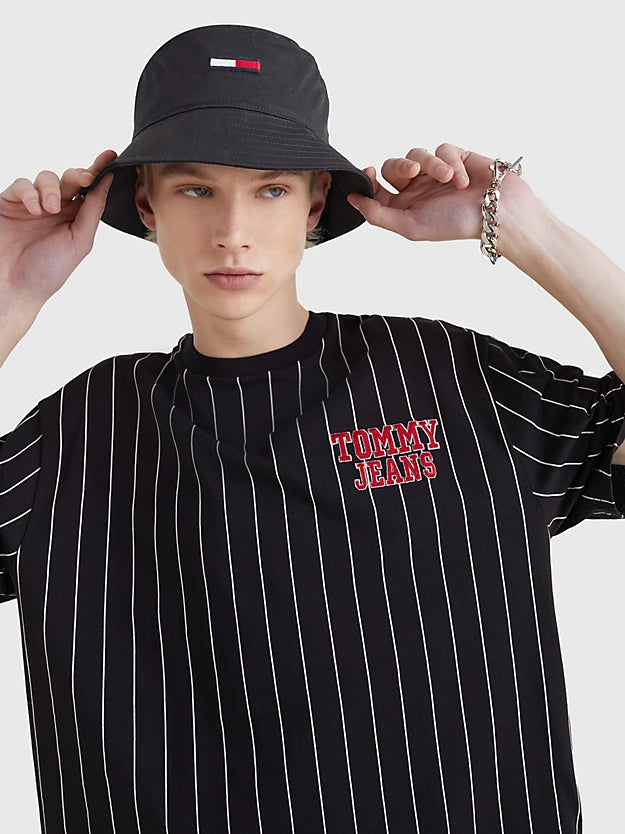 Flag bucket hat - black