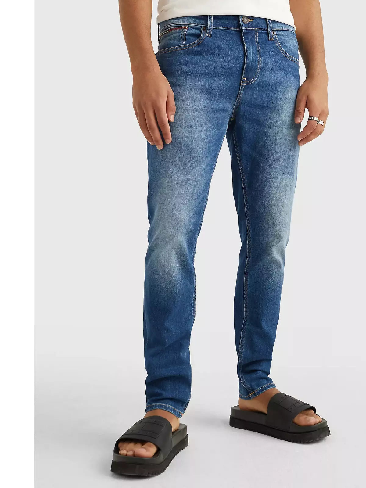 AUSTIN SLIM TAPERED WMBS WILSON MID BLUE STRETCH