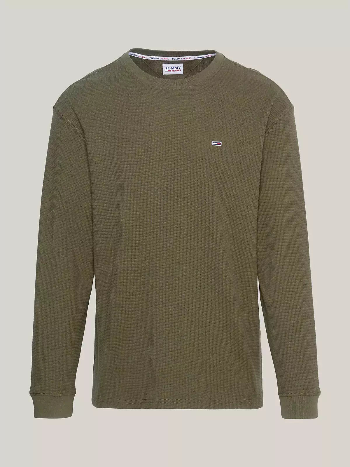 TJM classic waffle longsleeve t-shirt - green