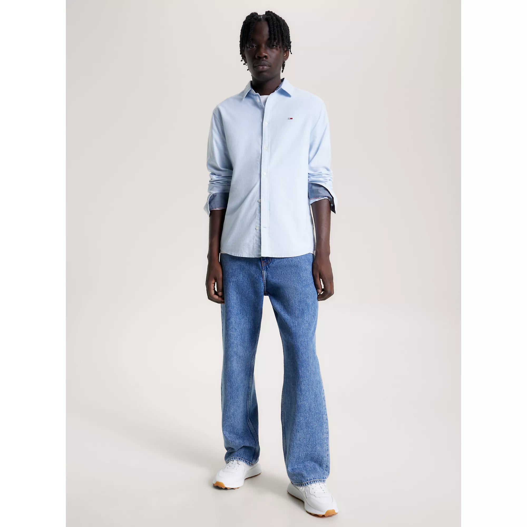 TJM CLASSIC OXFORD SHIRT CHAMBRAY BLUE