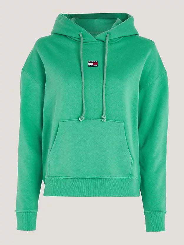 TJW XS badge hoodie - Coastal Green