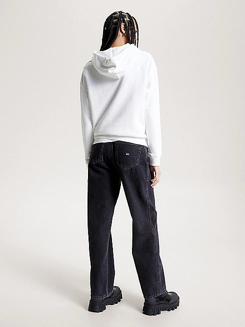 TJW XS badge hoodie - White