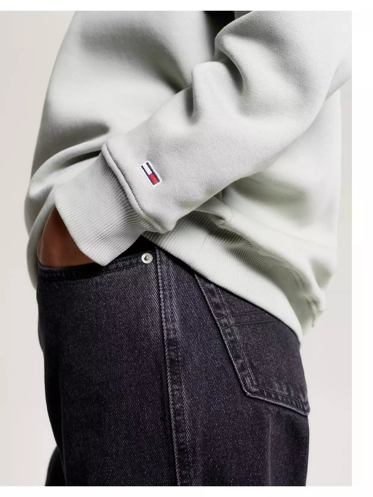 TJW RLX LUX ATH CREW, PMI Faded Willow DW0DW16413PMI