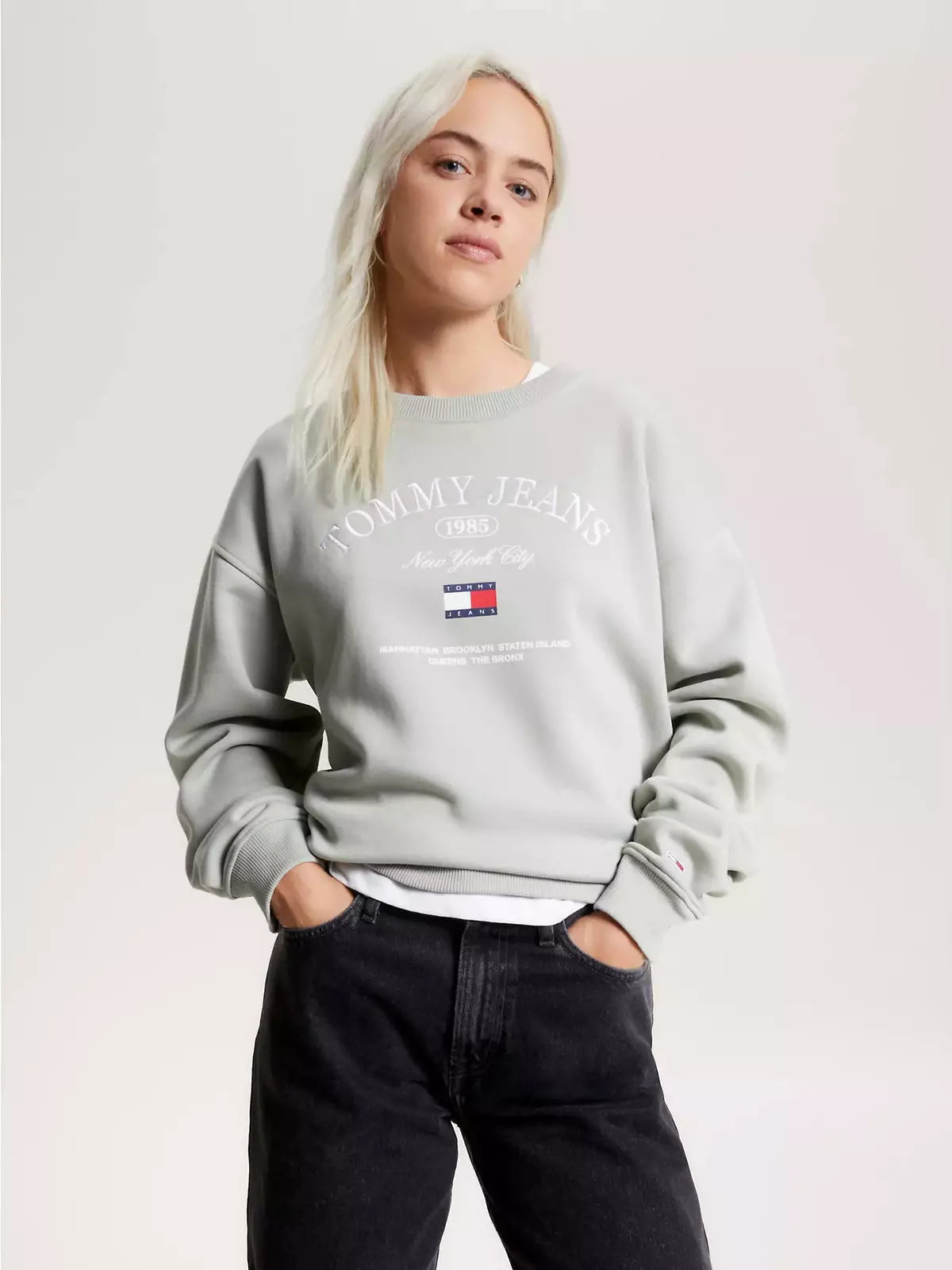TJW RLX LUX ATH CREW, PMI Faded Willow DW0DW16413PMI