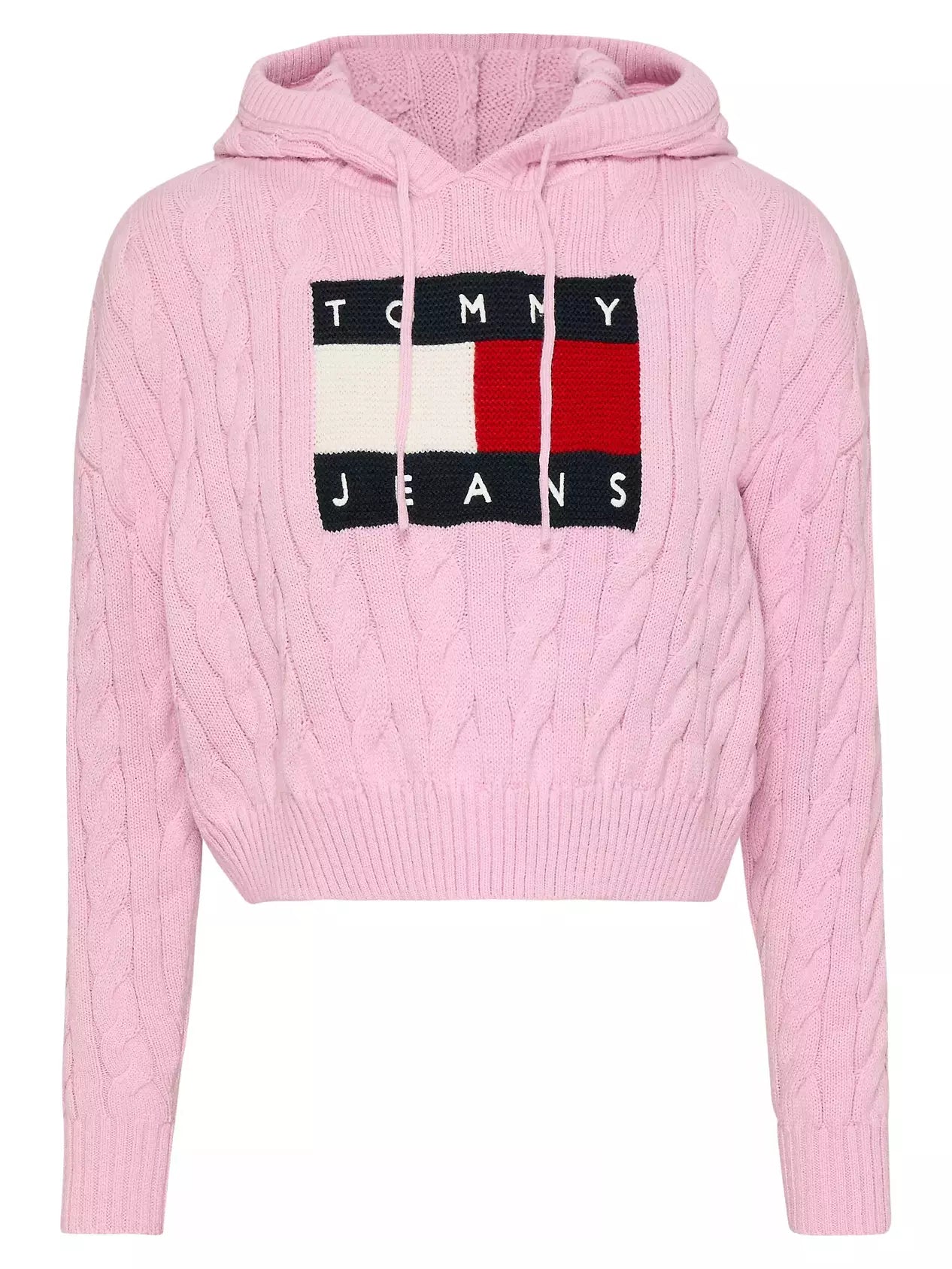 TJW CENTER FLAG CABLE HOODIE FRENCH ORCHID DW0DW16528