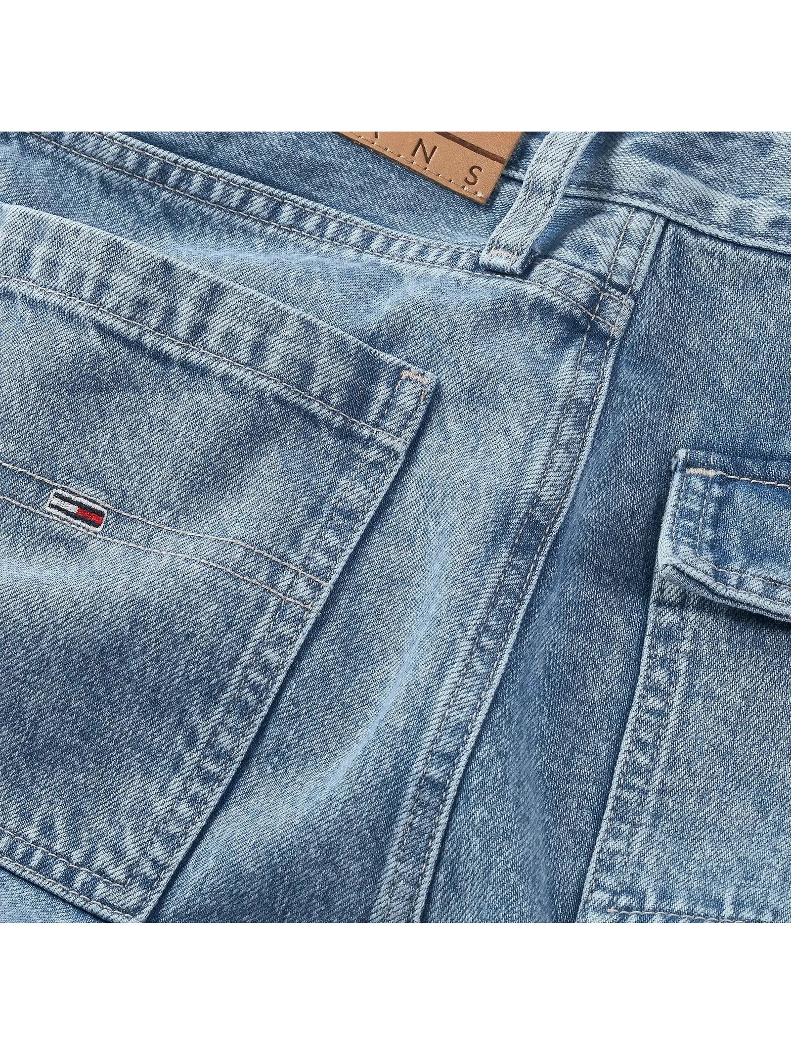 Claire high midi rok - denim medium