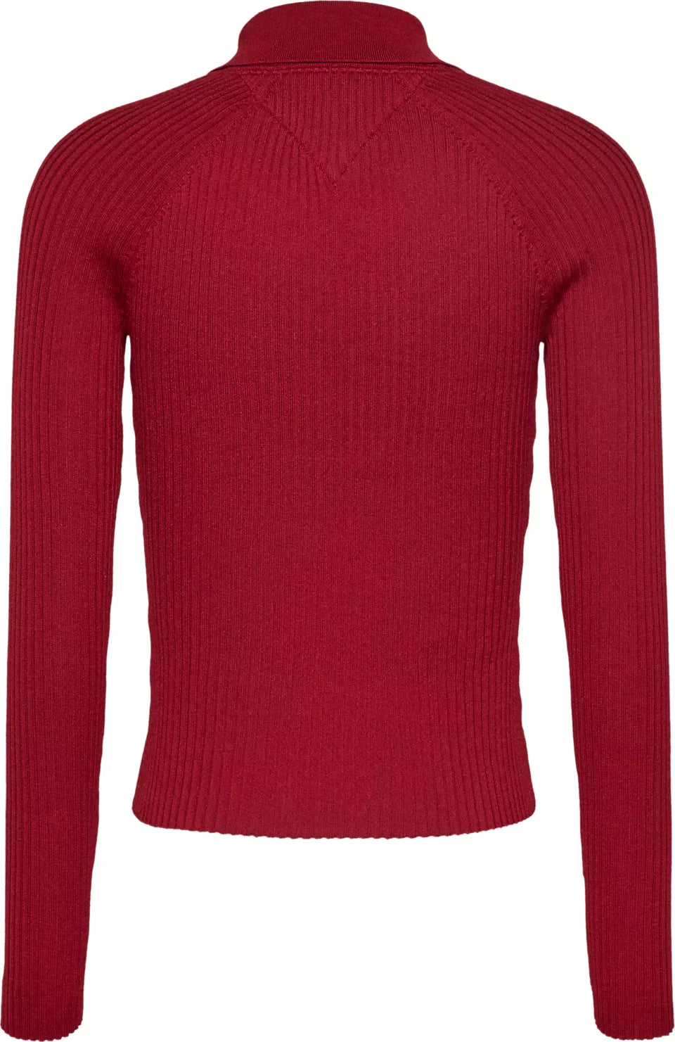 TJW COLLAR BADGE RIB SWEATER REGATTA RED