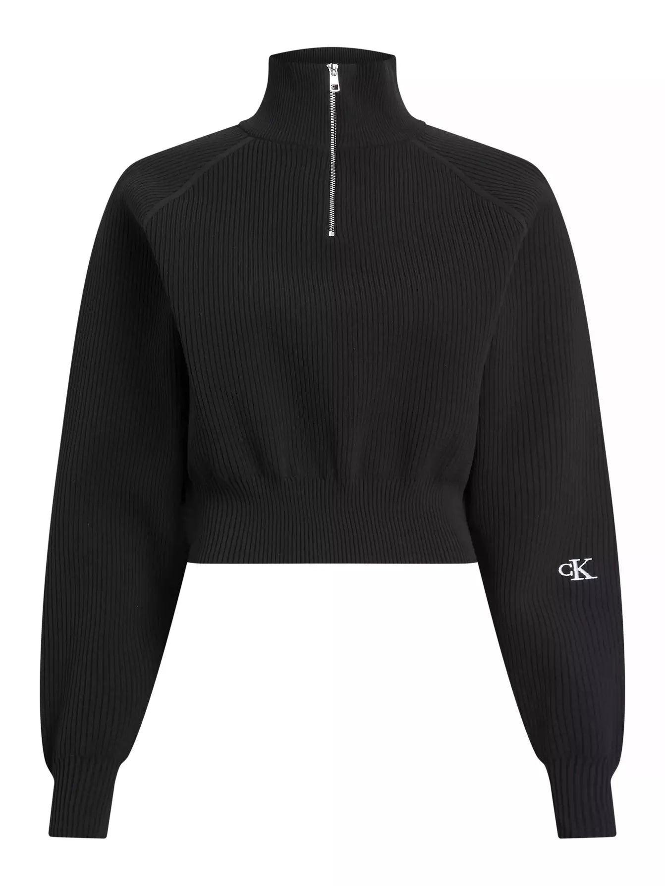 HALF ZIP SWEATER, BEH