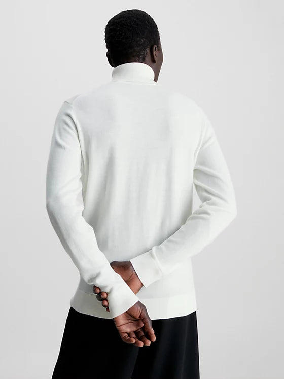MERINO TURTLE NECK EGRET K10K110420