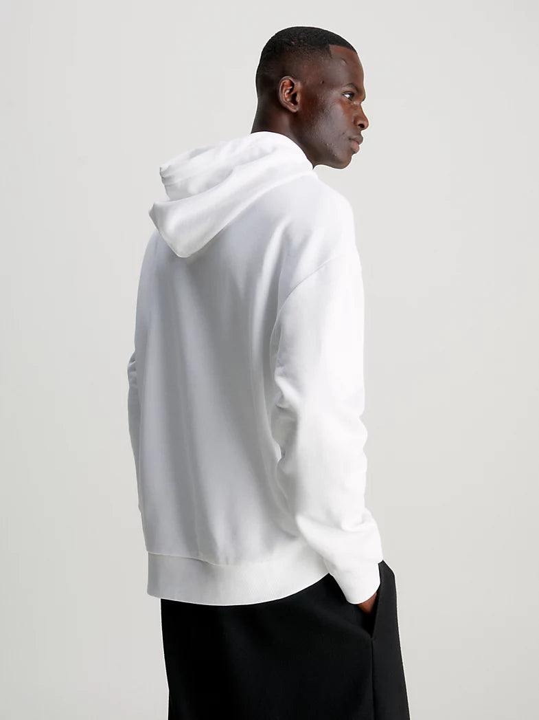 Hoodie Van Badstofkatoen Met Logo - Bright white