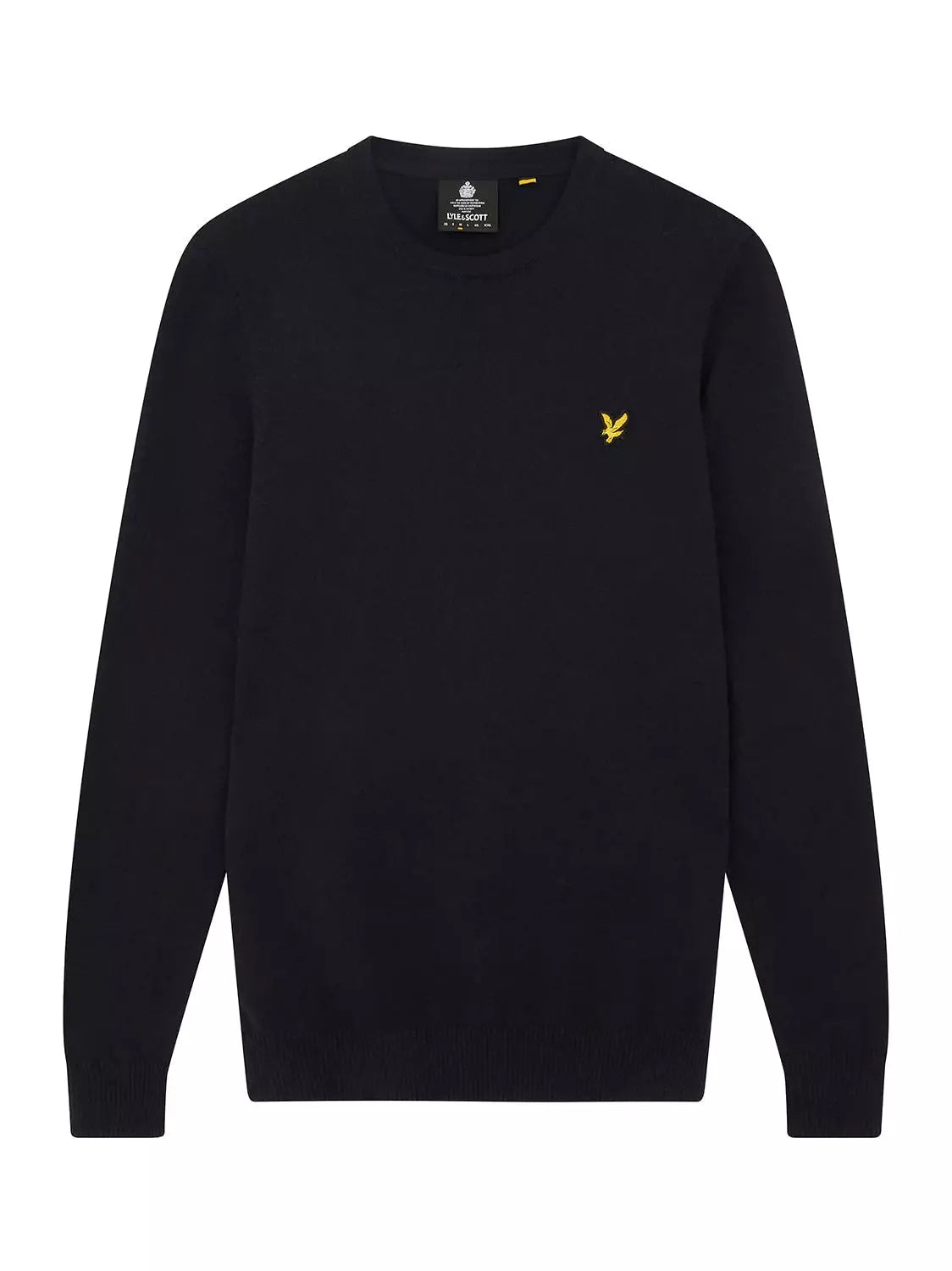 Cotton Merino Crew Jumper Dark Navy (z271)