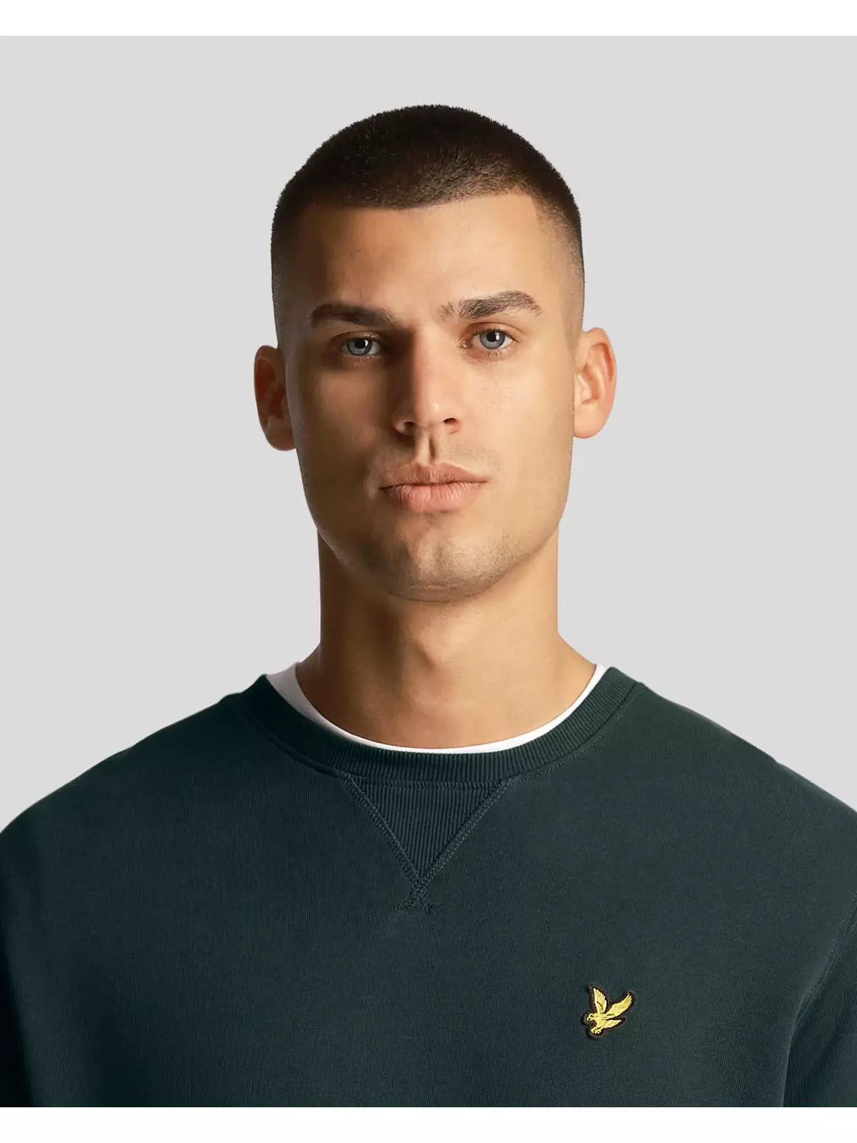 Crew Neck Sweatshirt Dark Green (w486)