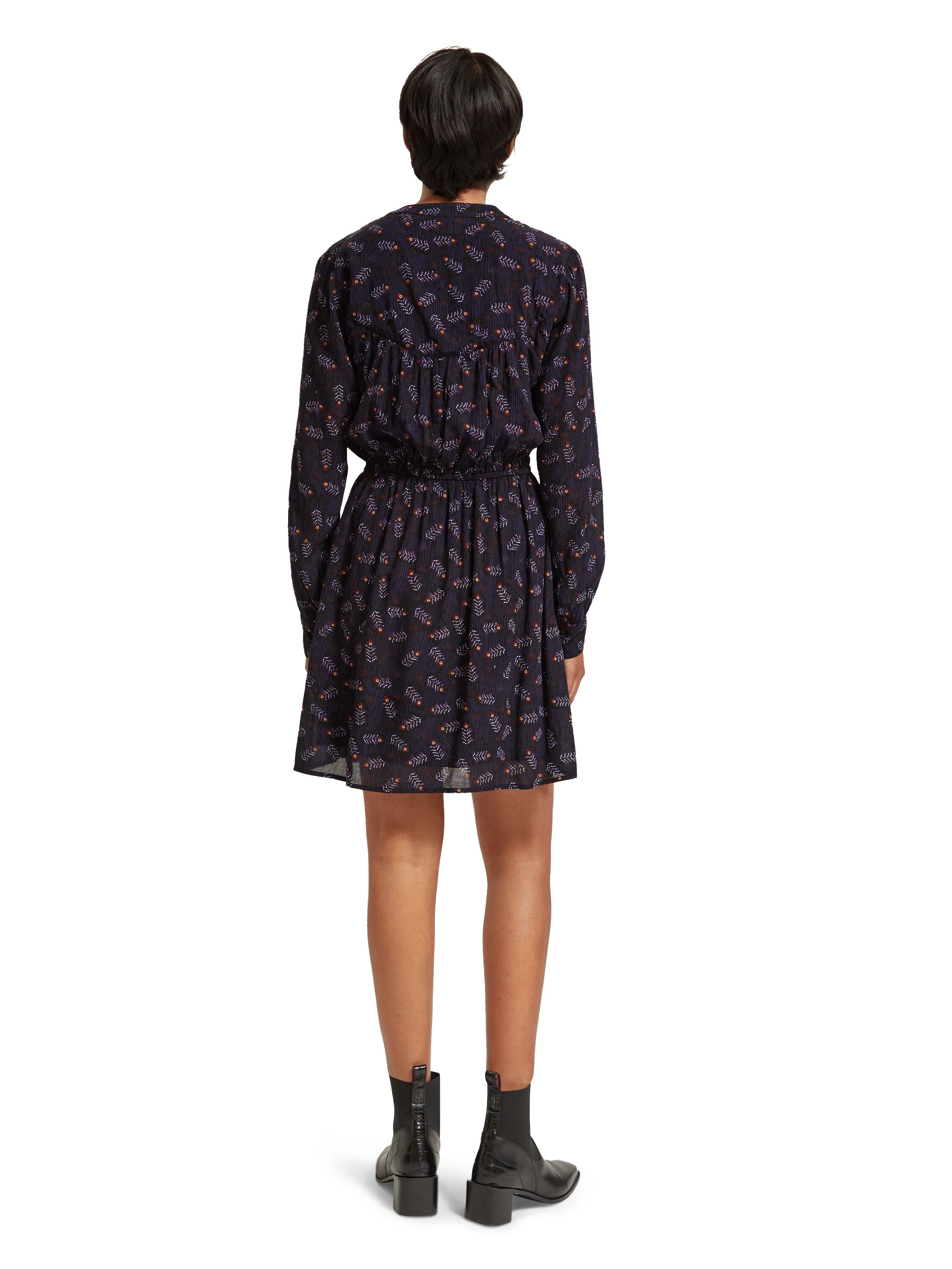 Printed mini dress Folk Floral