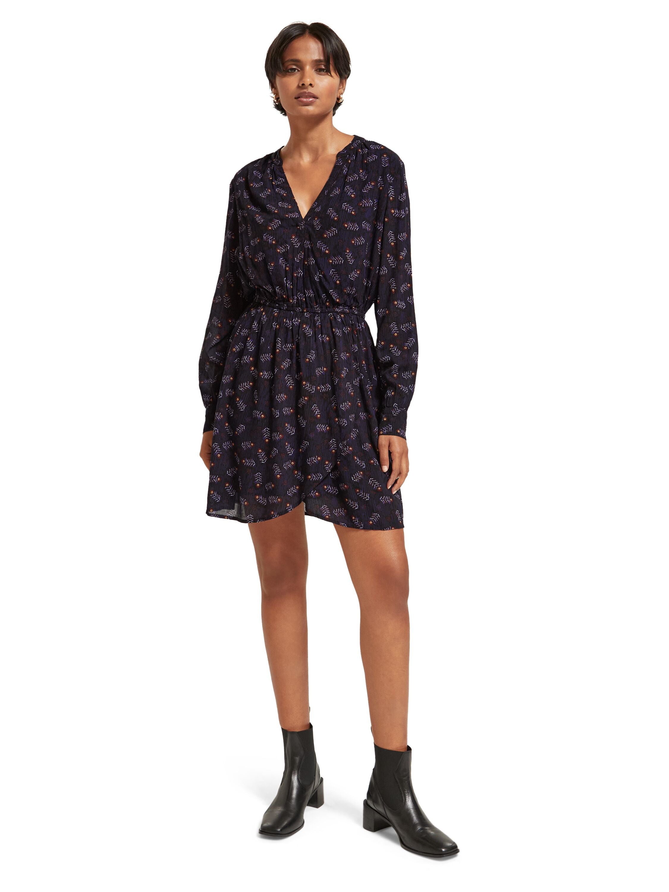 Printed mini dress Folk Floral