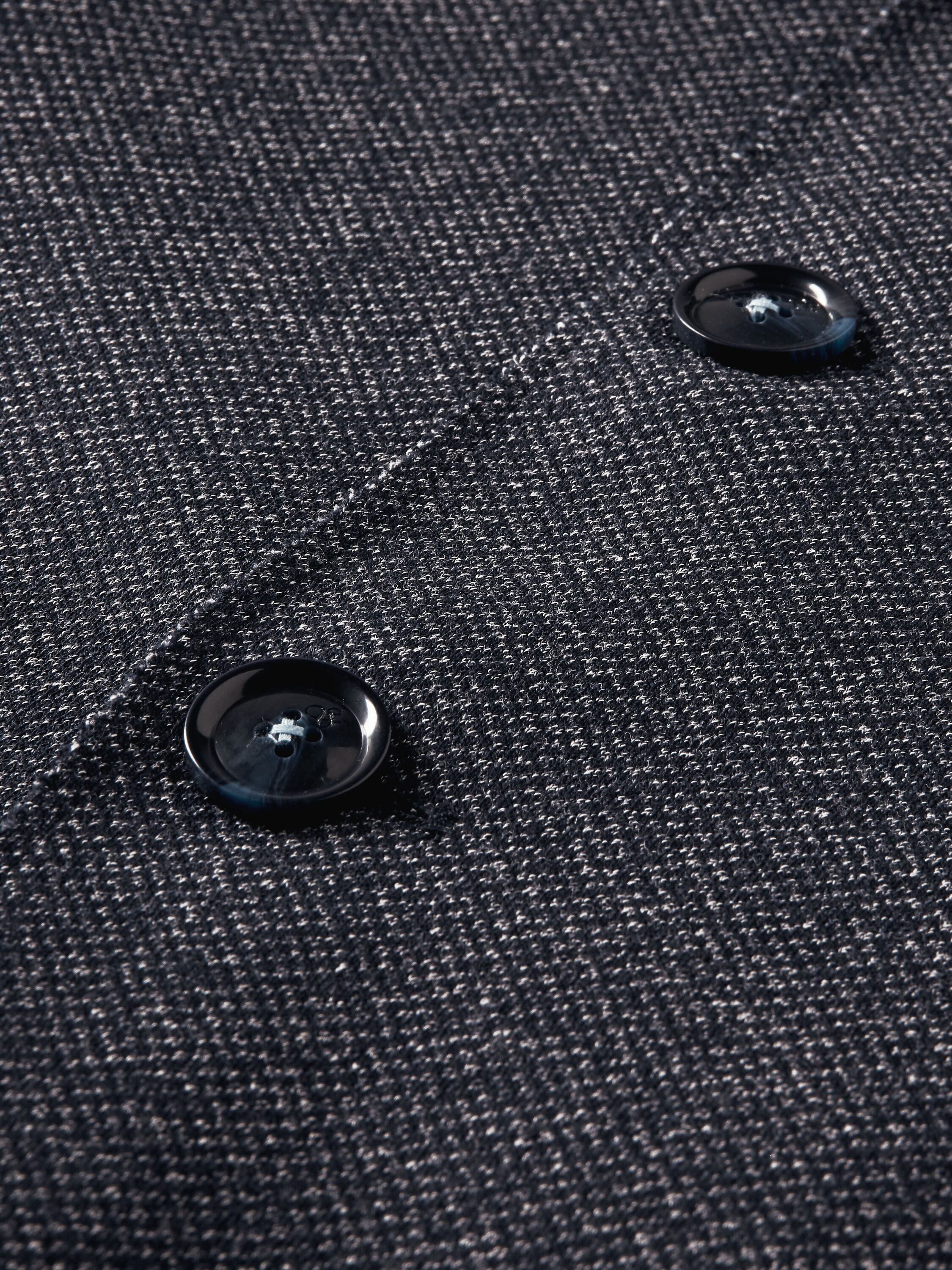 Unconstructed jersey blazer
