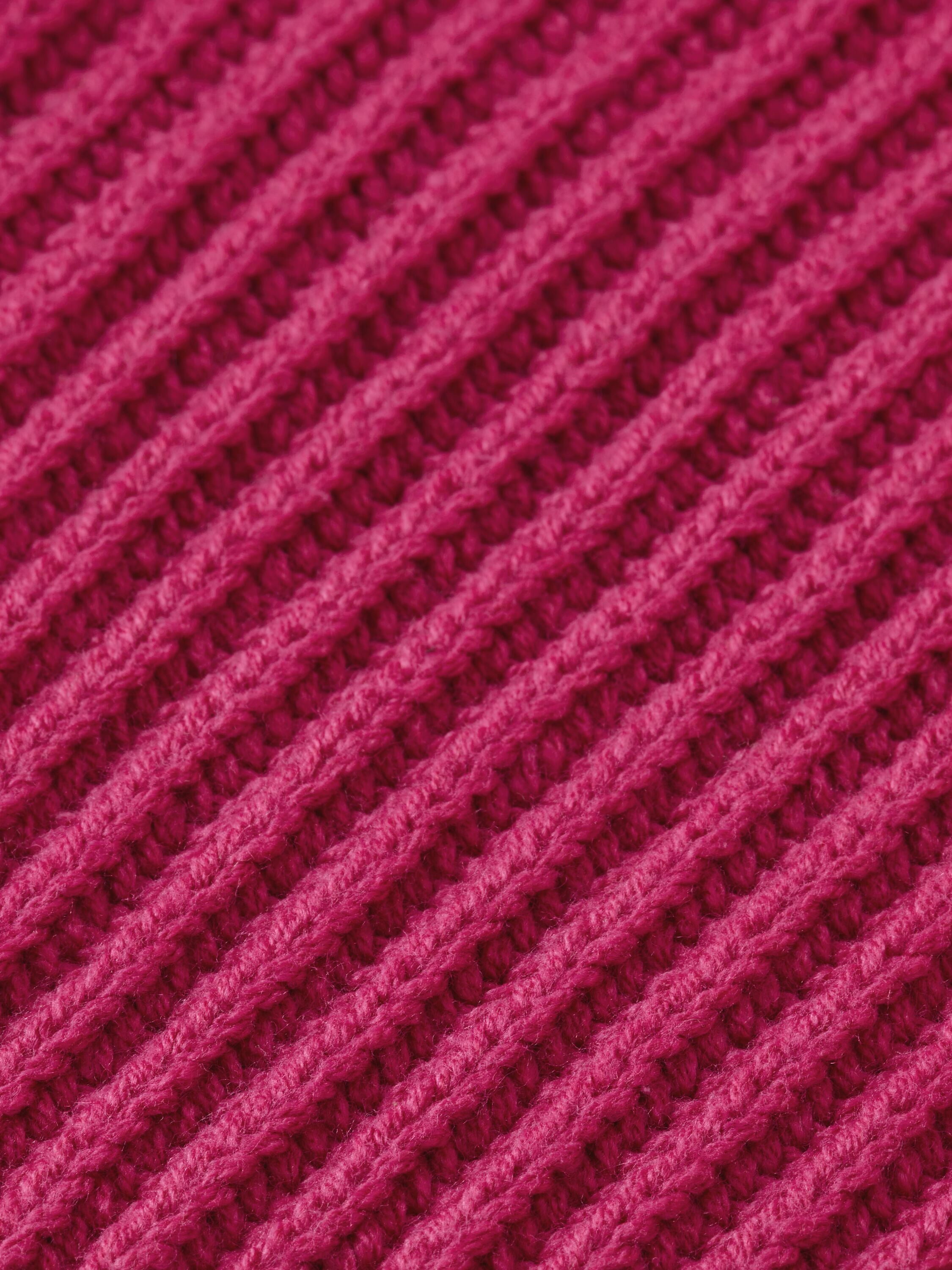 Boxy Fit Cardigan - Fuchsia