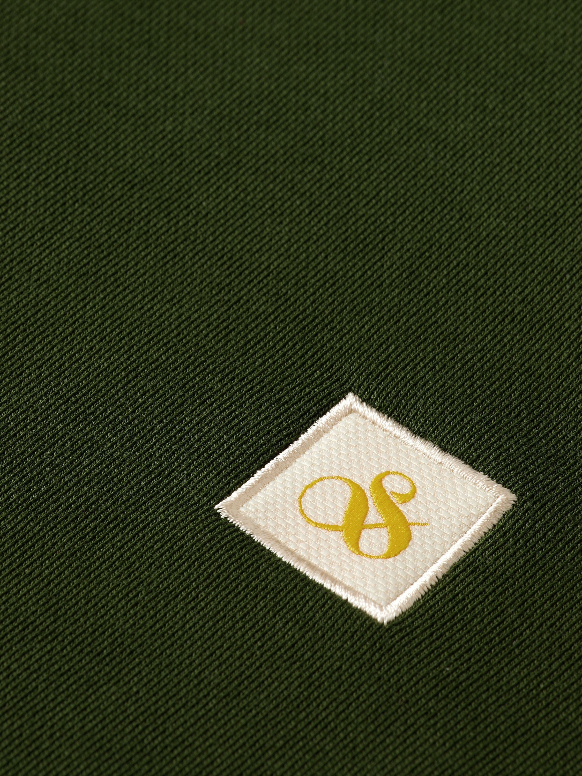 Essentials Logo Badge Crew Neck Sweat Field Green