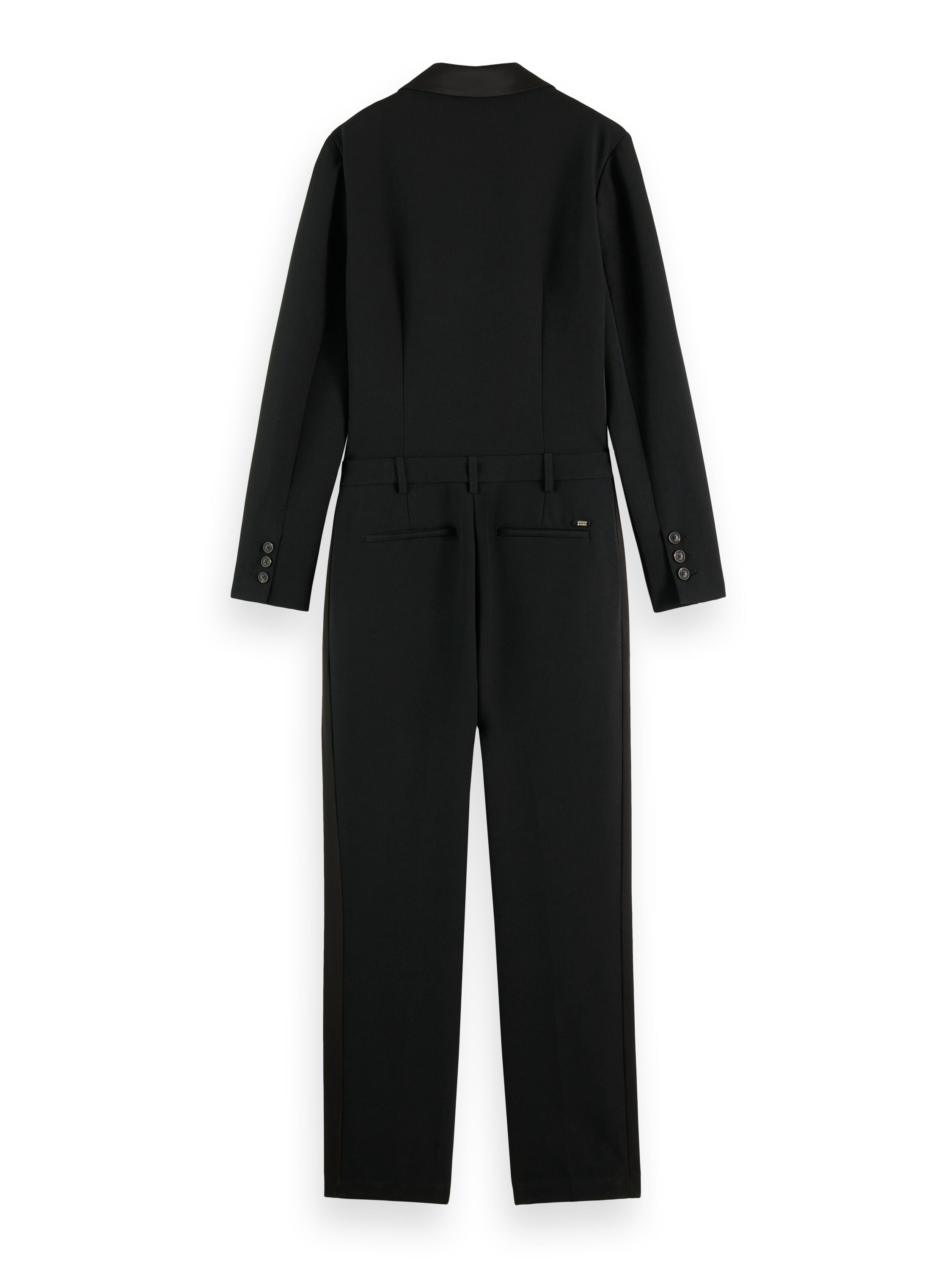 Tuxedo jumpsuit Black
