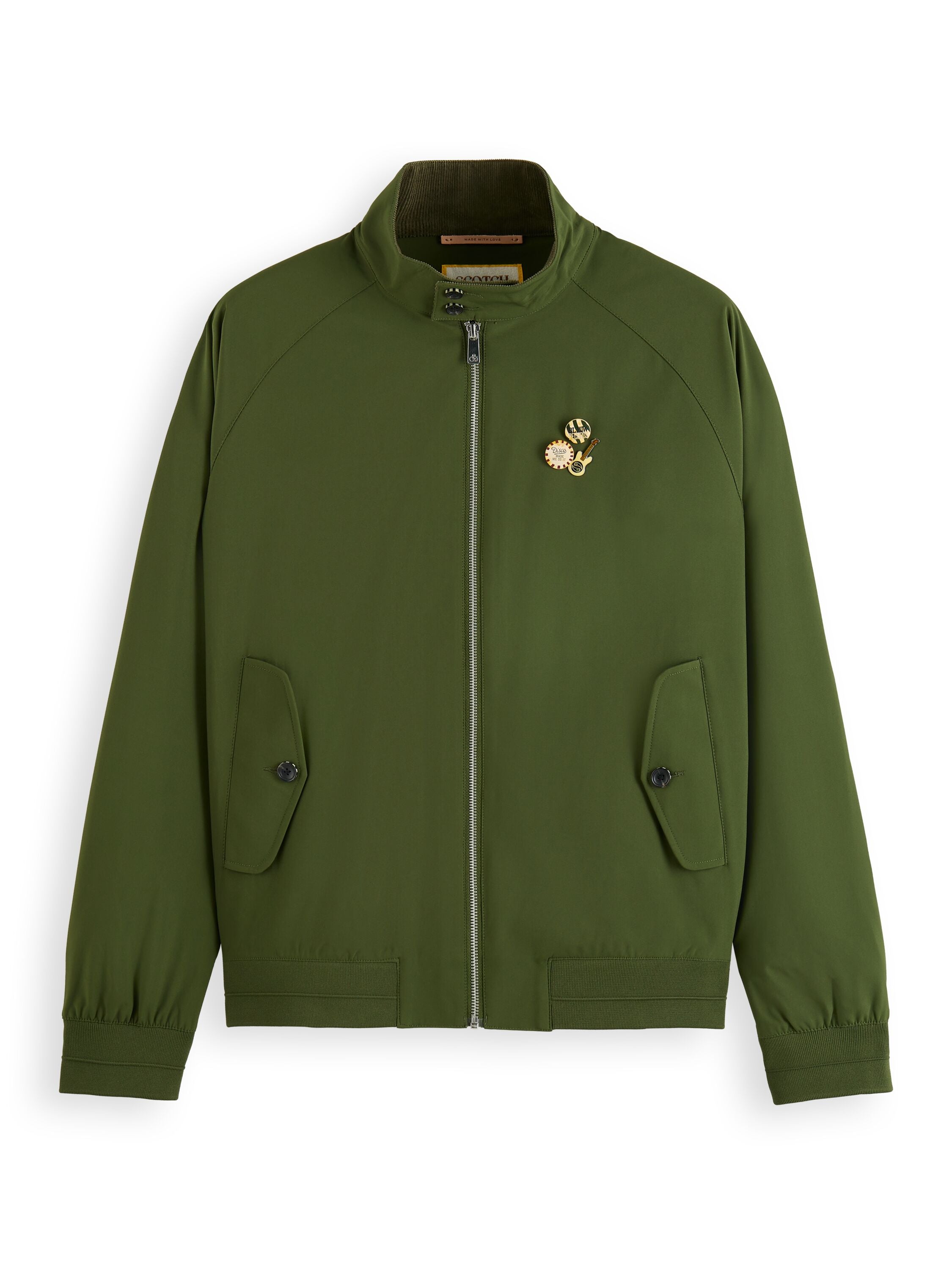 Classic harrington soft-shell jacket Field Green